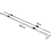 VEVOR Guía de Carril Lineal Juego de CNC 15-1- 500 mm 2 X Carril Guía Lineal 4 X Bloque de Cojinete de Carro Tipo…